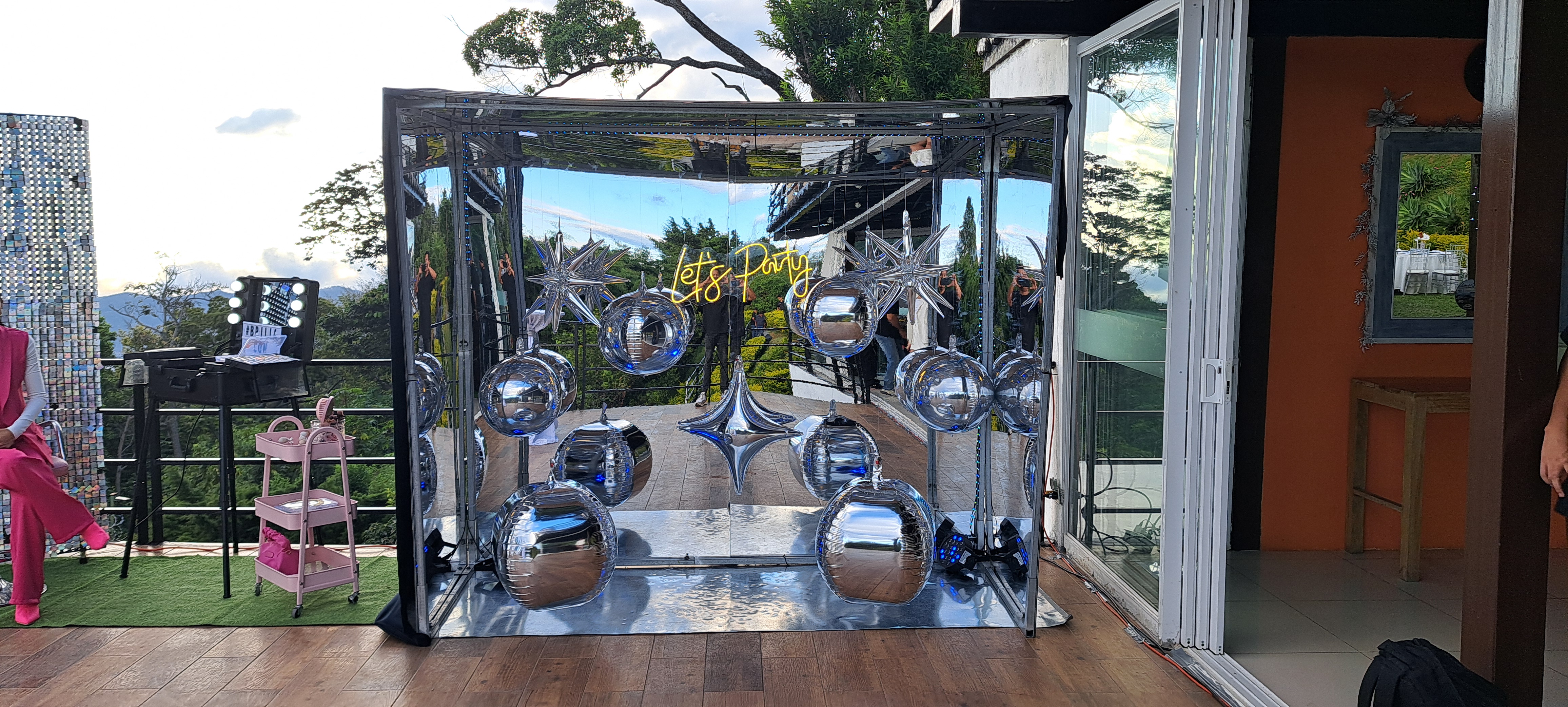 Cabina Espejada evento